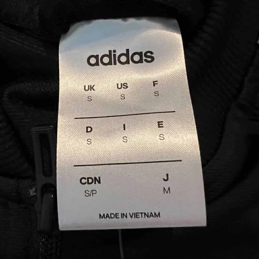 adidas Essentials Men's Linear Track Jacket, Small
